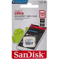SANDISK Ultra 256GB MicroSDXC 10 MB/s SDSQUNR-256G-GN3MN