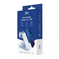 3MK Hyper 3in1 Žica bez punjač 15W bijela