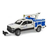 BRUDER RAM 2500 pickup darus szerviz jármű működő szirénával
