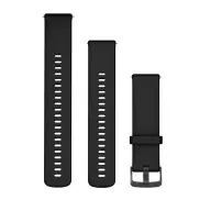 GARMIN Venu 3 óraszíj 22mm fekete szilikon (Quick Release)