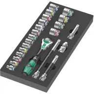 WERA 9721 3/8" 24 delovi set alata + habbetét