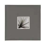 DÖRR Fotóalbum Glass beragasztós 34x34cm 30 lap / 60 side grey