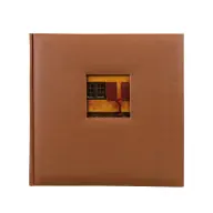 DÖRR Fotóalbum Glass Jumbo 600 beragasztós 29x29 cm 50 lap / 100 side brown