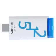 PHILIPS USB 512GB USB 3.2 Gen 1 Type C Weiß-Blau