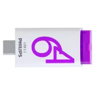 PHILIPS USB 64GB USB 3.2 Gen 1 Type C Lila-Weiß