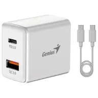 GENIUS PD-20ACP 20W Hálózati adapter + kábel fehér