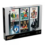 WINNINGMOVES Puzzle játék 1000 darabos James Bond mozifilm poszterek