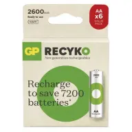GP ReCyko punjiva baterija AA 2600mAh 6 kom