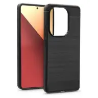 HAFFNER Carbon szilikon hátlap Xiaomi Redmi Note 13 Pro 4G/Poco M6 Pro 4G fekete
