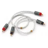 DDHIFI RCA Összekötő Átlátszó 40cm DDHIFI-RC20A-400