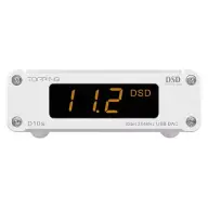 TOPPING D10S Stolni USB DAC 32bit 384KHz DSD256 Silver