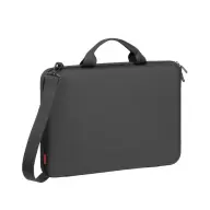 RIVACASE 5130 black hardshell case MacBook Air 15 and Laptop 15.3" fekete