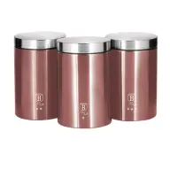 BERLINGER HAUS BH/6270 I-Rose Collection 3 parts tárolókészlet pink