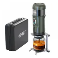 HIBREW H4B_GN Portable coffee maker with case Green/Black