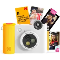 KODAK Smile+ instant fényképezőgép mobilnyomtató (Android/IOS) Zink 2x3" papírméret fehér-sárga