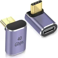 PREMIUMCORD USB 4.0 Type C Toldó Szürke 3cm KUR31-39
