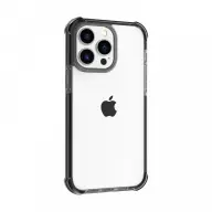 CELLECT Udarno odporen silikonski ovitek iPhone 15 Pro prozorno-črn
