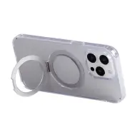 JOYROOM JR-BP004 Mágneses hátlaptok állvánnyal iPhone 15 Pro Max átlátszó