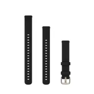 GARMIN Lily 2 óraszíj 14 mm fekete szilikon krémarany csat