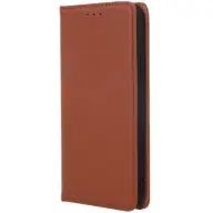 ZONE Smart Pro oldalra nyitható bőrtok Xiaomi Redmi Note 13 Pro 4G / Poco M6 Pro 4G barna