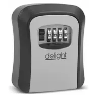 DELIGHT Schlüsseltresor Plastik 115 x 95 x 40 mm