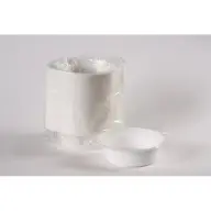 1020021430 Plastic goulash plate lid-compatible 750ml 50 pcs White