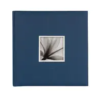 DÖRR Fotóalbum Glass beragasztós 34x34cm 30 lap / 60 side blue