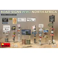 MINIART 1/35 Második világháborús útjelzések - Észak Afrika modell kiegészítő