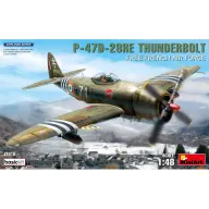 MINIART 1/48 P-47D-28RE Thunderbolt Szabad Francia Légierő vadászgép modell