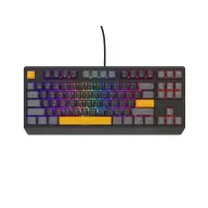 NATEC Genesis Thor 230 TKL Outemu Red RGB US Angol Pozitív horgonyszürke