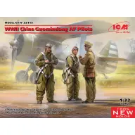 ICM 1/32 Második világháborús Guomindang AF kínai pilóták modell kiegészítő