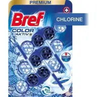 BREF WC Color Aktiv+ Chlorine scented toilet balls 3x50g