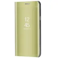 ZONE Smart View Cover Oldalra nyíló tok hívás mutatóval Samsung Galaxy A05s arany