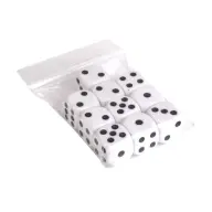 Műanyag dobókocka 10 darabos