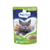 PREVITAL Alutasakos ivartalanított Katzen geflügelt 100g