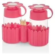 HEREVIN HN-1117 Daisy Salt&Pepper üveg fűszerszóró szett 2x67ml