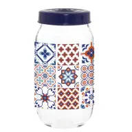 HEREVIN 171541-063 Mosaic Üveg fűszertartó 1000ml mintás