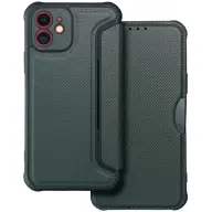 ZONE Razor Book oldalra nyitható tok Xiaomi Redmi Note 13 Pro 4G / Poco M6 Pro 4G zöld
