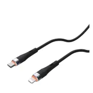 NILLKIN Flowspeed Type-C / Lightning szilikon kábel 27 W kék