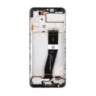 SAMSUNG Galaxy A03s kompatibilis LCD modul kerettel OEM jellegű fekete