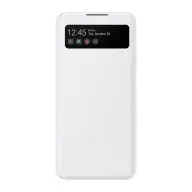 SAMSUNG Galaxy A42 LED View Cover gyári flip tok fehér EF-EA426PWE