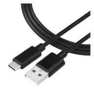 TACTICAL Smooth Thread USB / Type-C töltő- és adatkábel 1m fekete