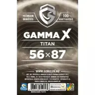 DV GAMES Gamma X - Titan kártyavédő 56x87mm 100 darab