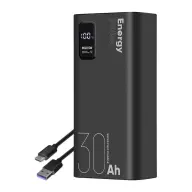 OBAL:ME Powerbank 30000mAh 22.5W fekete