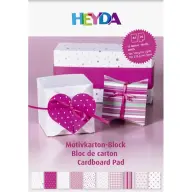 BRUNNEN Heyda A4 20 lapos kartonlap szett rózsaszín
