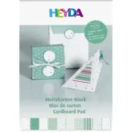 BRUNNEN Heyda A4 20 lapos kartonlap szett türkiz-menta
