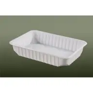 Ételtároló műanyag szögletes mikrózható 500ml 50db