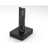 N-BASE DS-80NU3B külső M.2 NVMe SSD dokkoló fekete