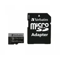 VERBATIM Pro U3 512GB MicroSDXC 90 MB/s 47046