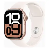APPLE Watch Series 10 GPS 46mm rózsaarany alumínium tok - sportszíj M/L lágy rózsaszín